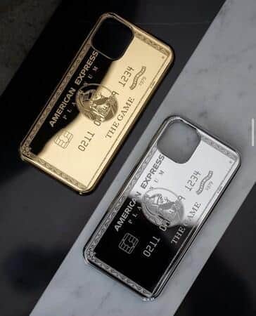 ゴールド＆シルバーコーティングのiPhoneケース　「The Game AMEX EDITION」発売