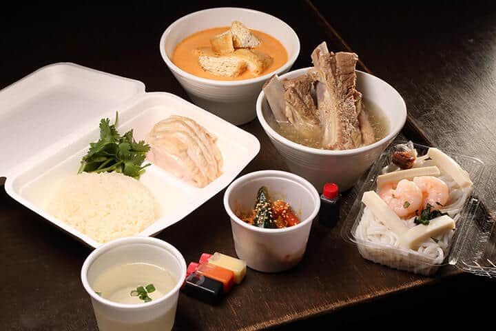 松記鶏飯「シンガポールまるごとセット（4品）」