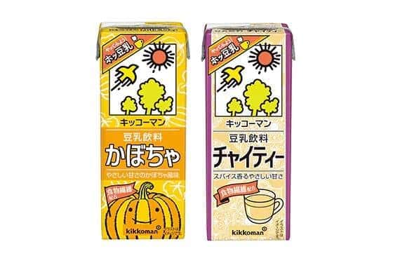 やさしい甘みのキッコーマン豆乳飲料　 「かぼちゃ／チャイティー」
