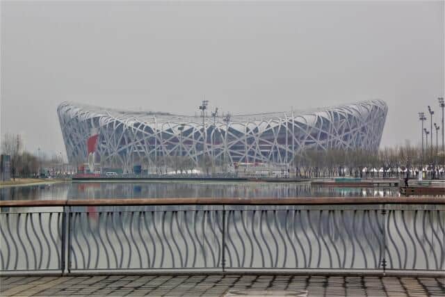 北京冬季五輪で開会式の会場となる予定のスタジアム「北京国家体育場」