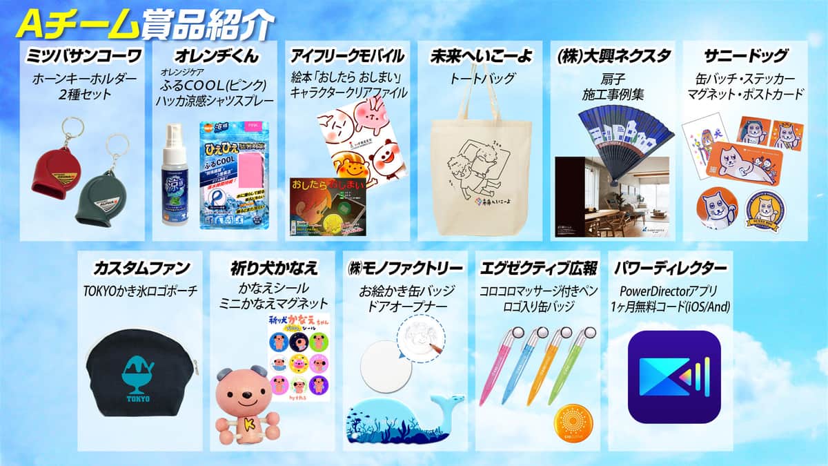 当たるともらえる賞品紹介(画像2)