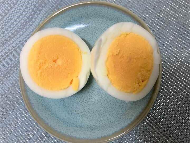 水からゆでた卵