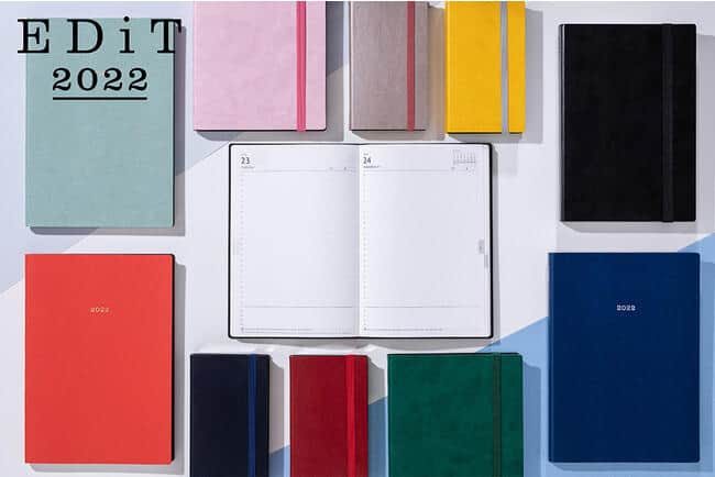 2022年版EDiT手帳は、全部で127種類