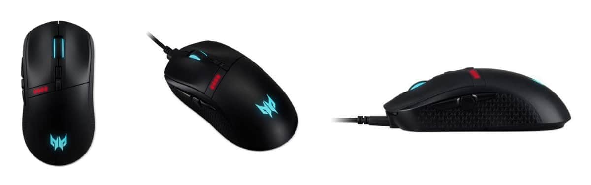 エイサーからゲーミングマウス　有線でもワイヤレスでも使える