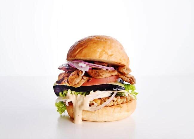 100％植物性の「NEXTハラミバーガー」