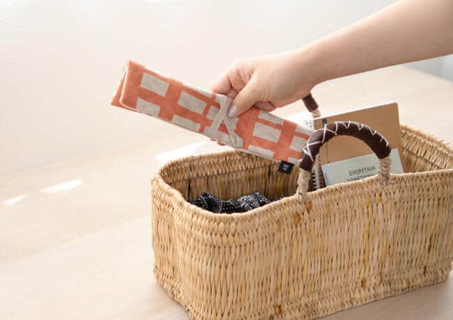 生地で出来ているため、汚れてしまっても洗って繰り返し使える