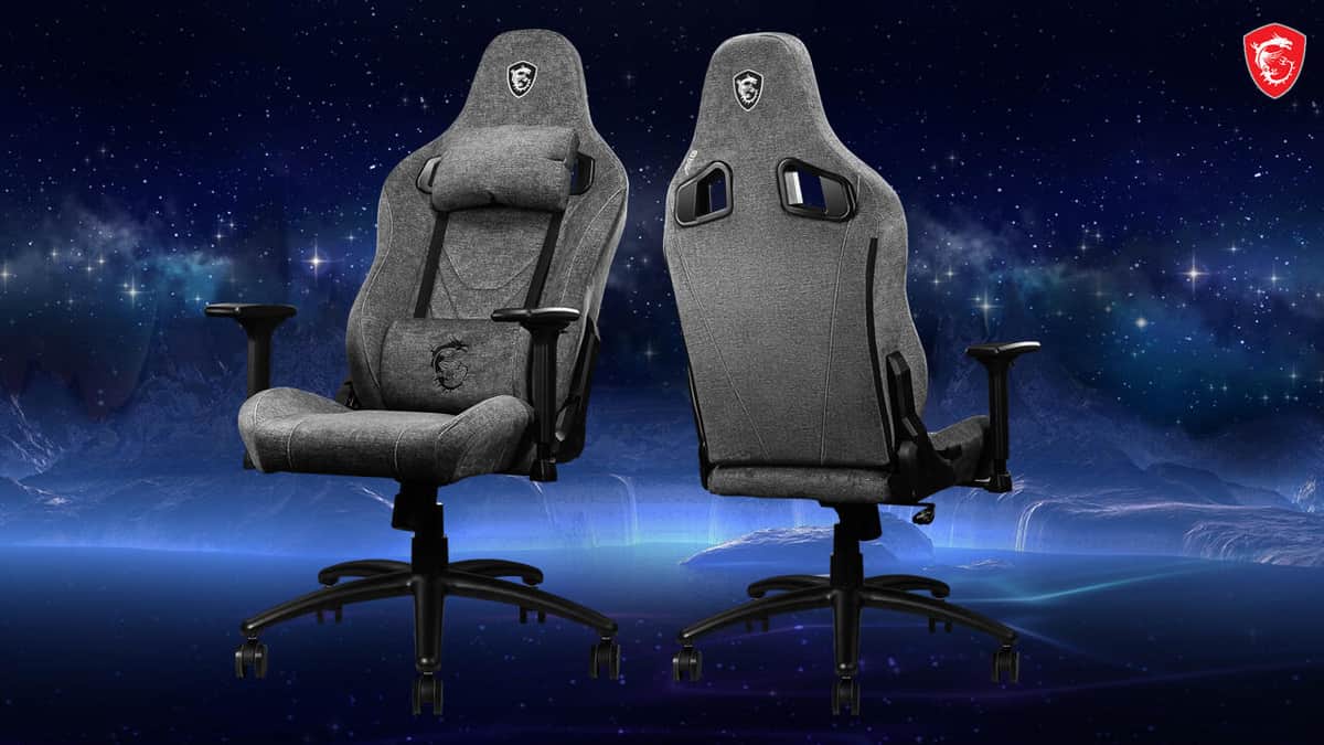 MSIからゲーミングチェア　快適性と耐久性を両立