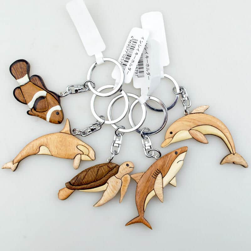 「インレイキーホルダー」全5種