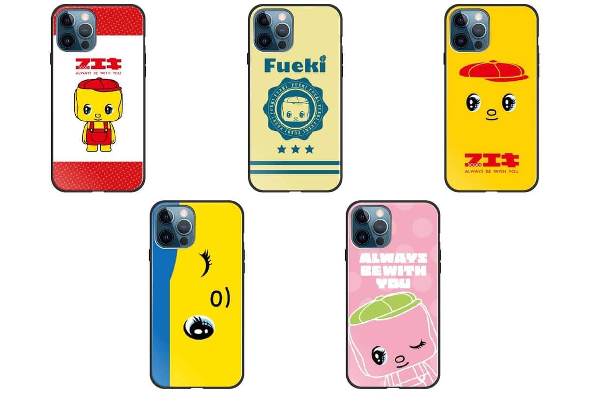 「フエキ どうぶつのり」のキャラ　「フエキくん」デザインのiPhone 12ケース