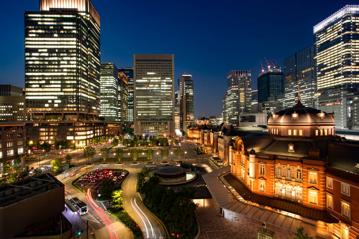 ミッドナイトツアー後は東京駅直結のホテルにてゆっくり過ごせる