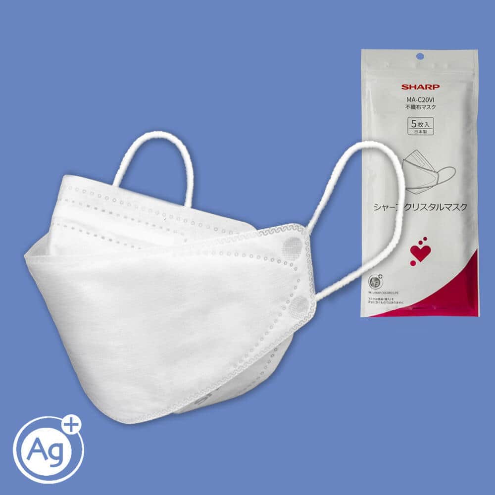 立体クリスタル形状で、フェイスラインがシャープに見える