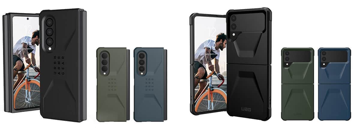 サムスン「Galaxy Z Fold3＆Z Flip3」堅牢ケース　折りたたみスマホ向け