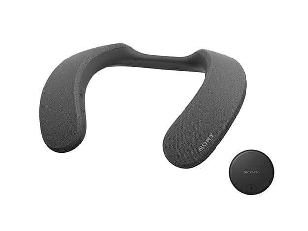 「Dolby Atmos」の立体音響を楽しめる　ソニーのネックスピーカー