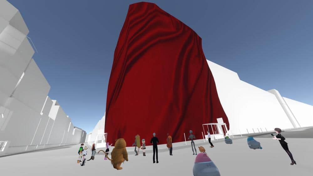 この日限りで「ベールに包まれる」演出があった