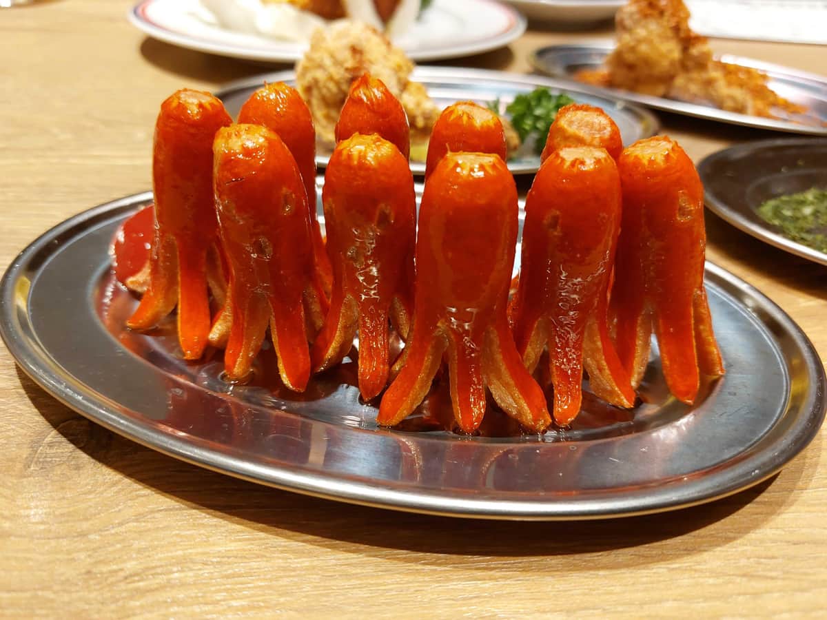 1匹ずつ顔が違い、個性を楽しめる「タコサンウインナー（10匹）」