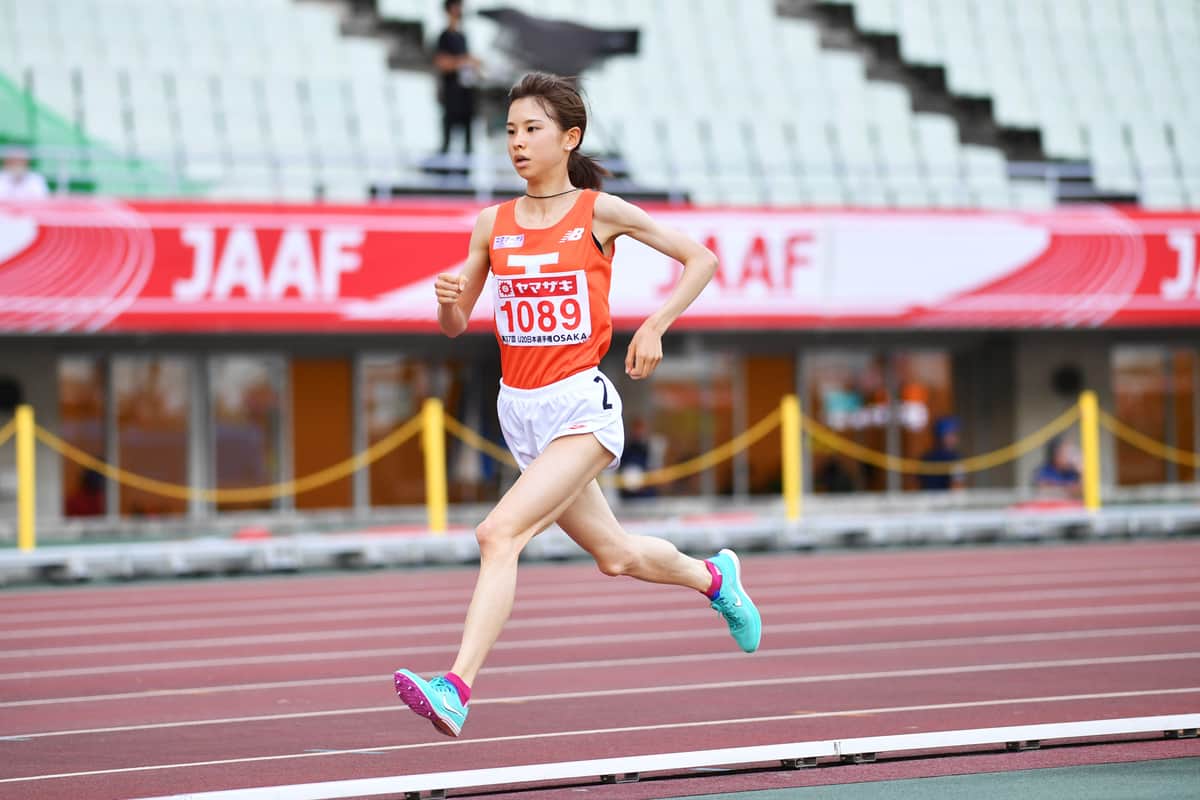 2021陸上日本選手権U20女子5000m決勝（写真：松尾/アフロスポーツ）

