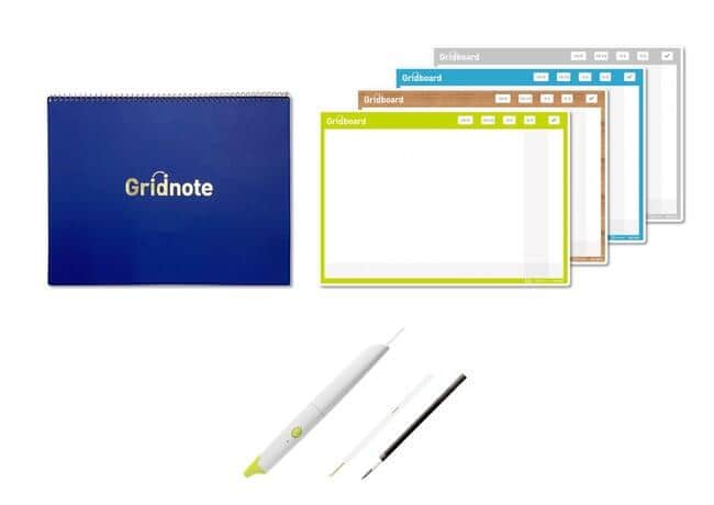 書いて消せるスマートペン「Gridwork」