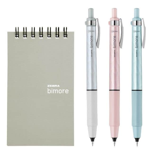 しなるボールペン&練習帳「ビモア」　動画で美文字練習