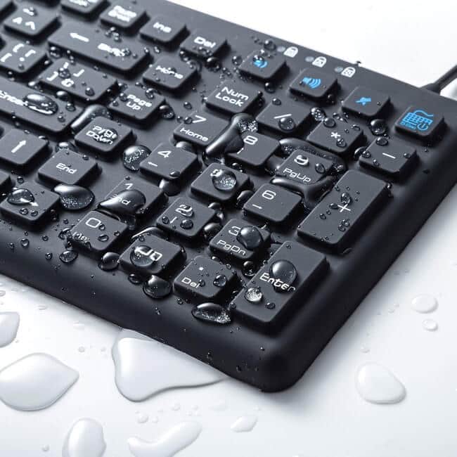 IP68・防水防塵設計で丸洗いもできる！
