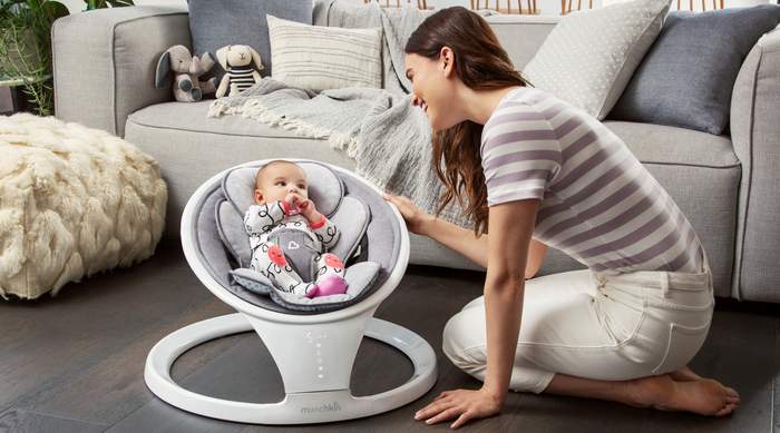 「電動ベビースウィング」