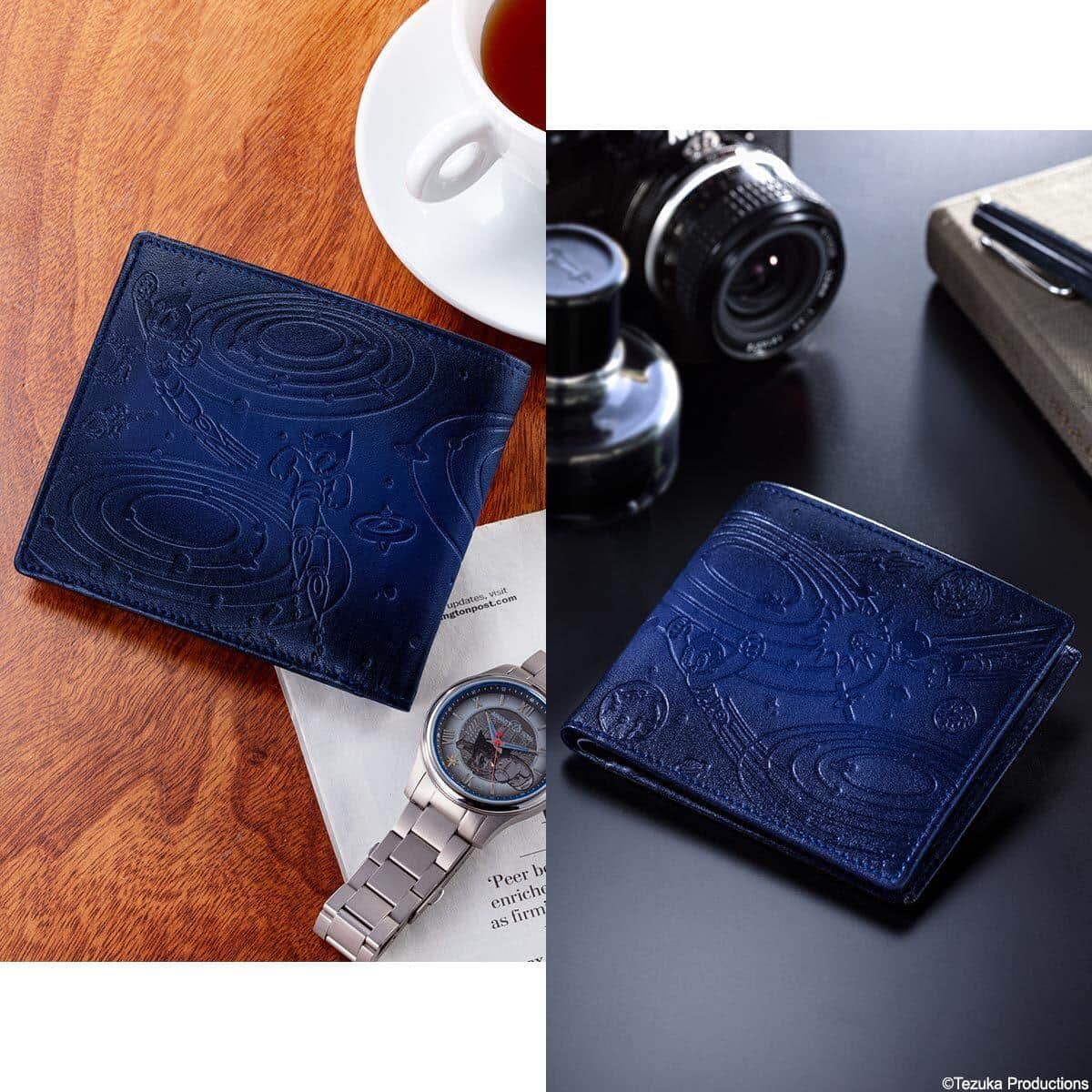 「鉄腕アトム 本革二つ折り財布」　デビュー70周年記念