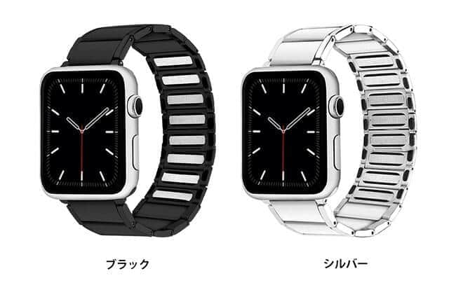 「Apple Watch」専用マグネット式メタルバンド　高級時計のように美しい