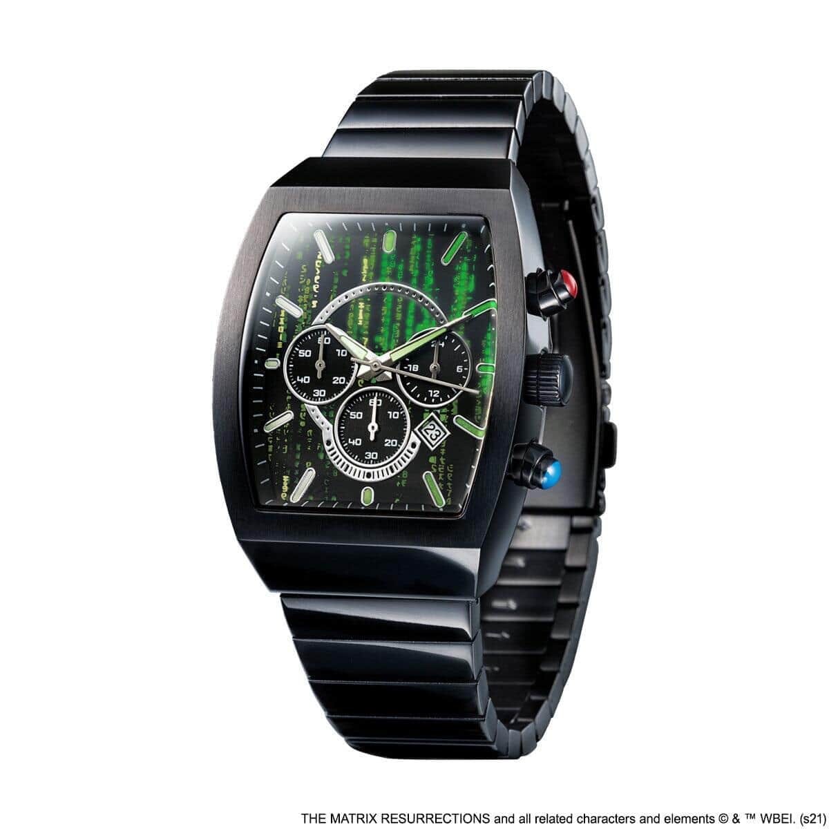 「マトリックス レザレクションズ」記念　クロノグラフモデルの腕時計