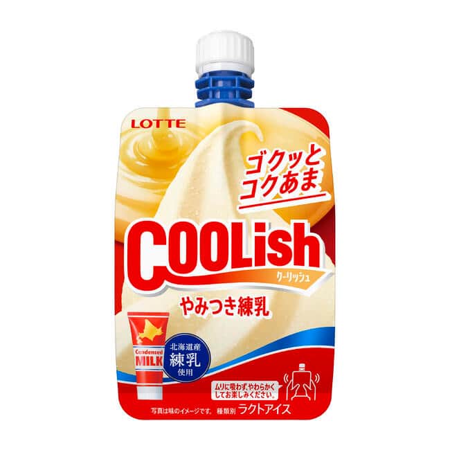 「クーリッシュ やみつき練乳」　冬向け仕立て、チューブで直飲み感覚