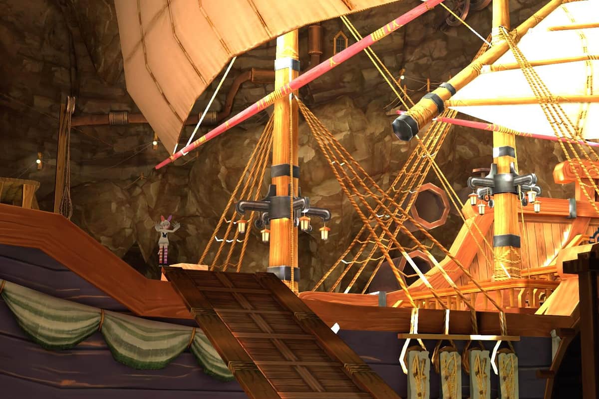 30人全員で乗り込めそうな船（Sunshine Cove  [MapAWeek]  pt.7」）