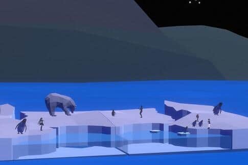 ホッキョクグマもいた