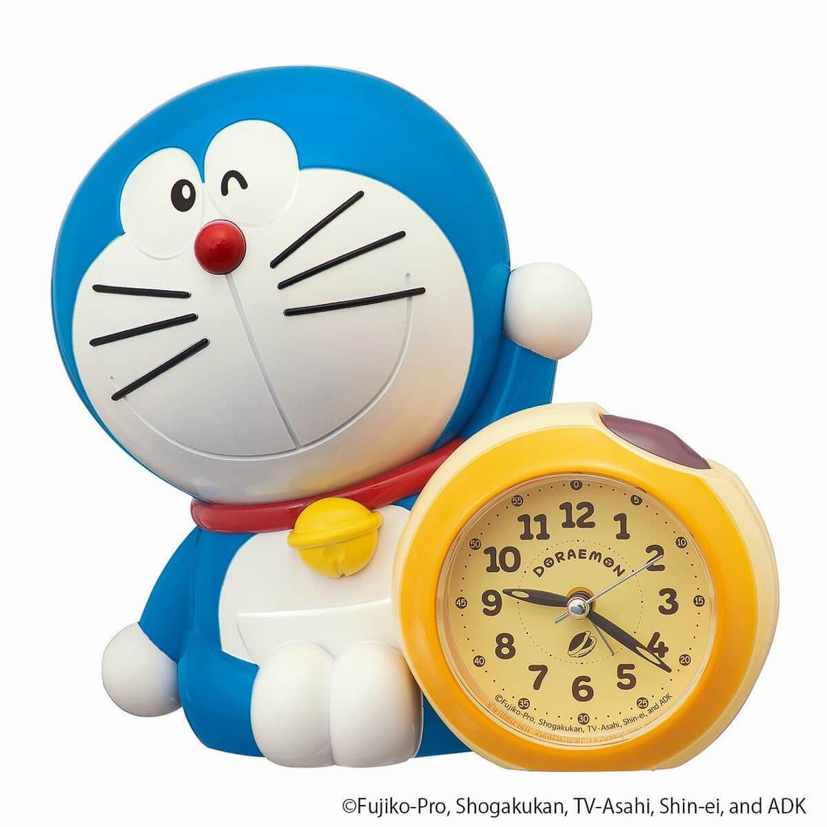 「ドラえもん」が起こしてくれる　「おしゃべり目ざまし時計」