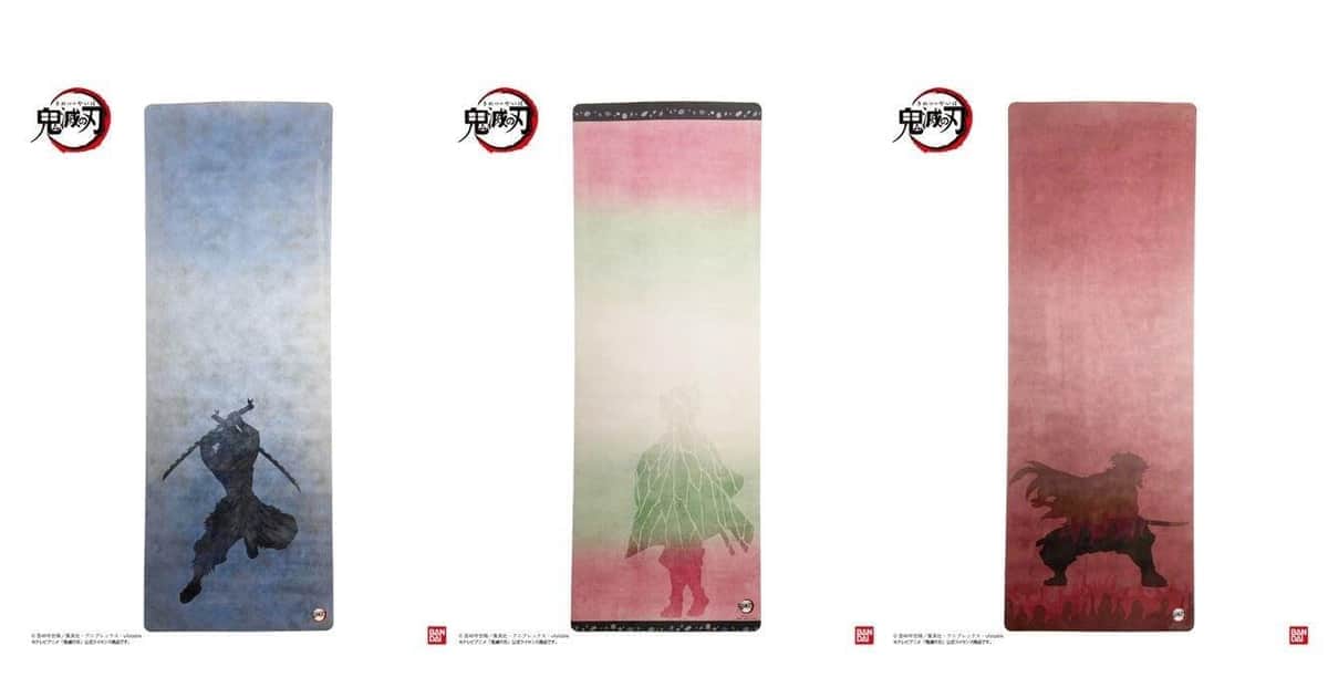 「鬼滅の刃　ヨガマット」　洗練されたデザインと素材感