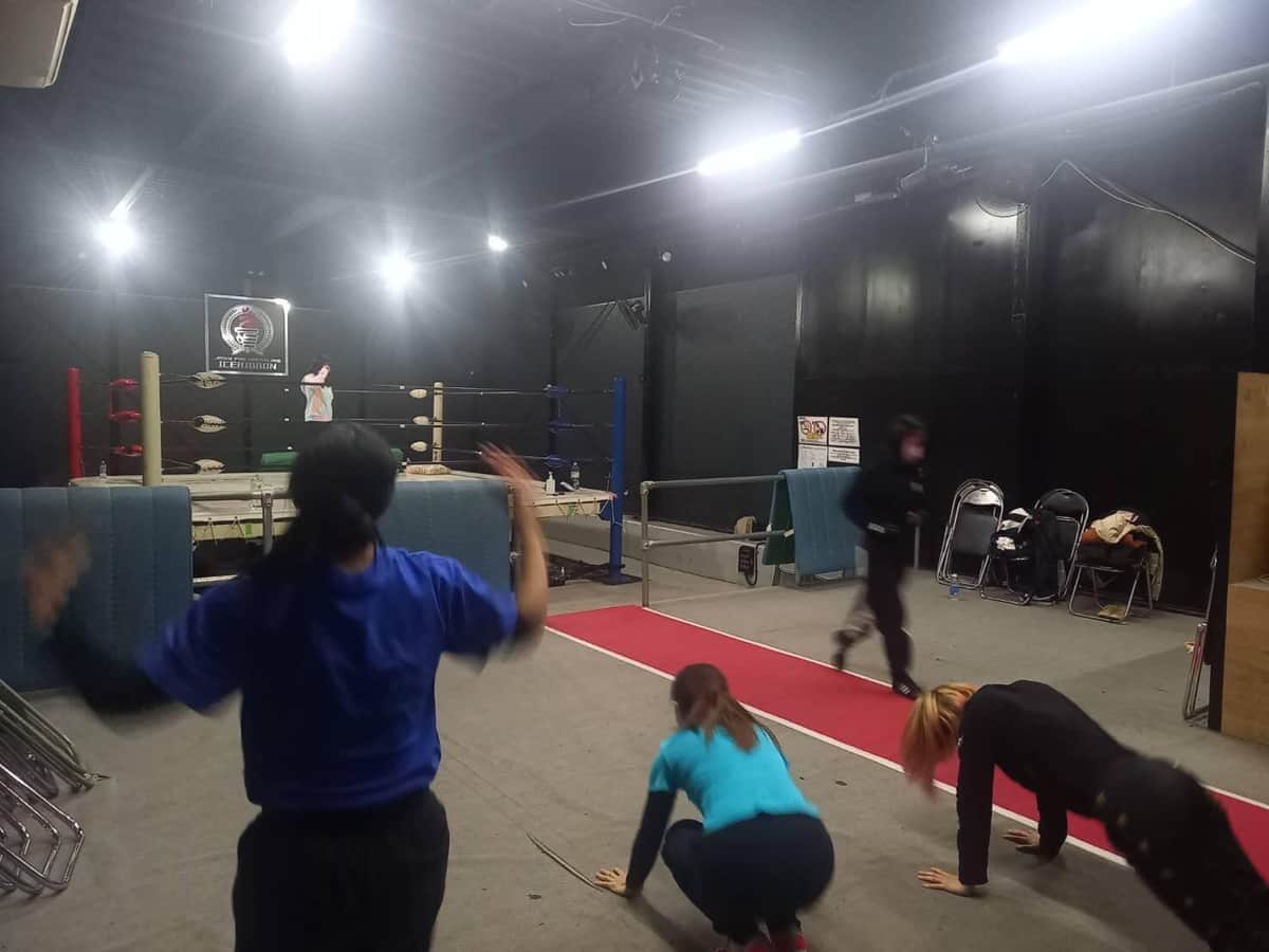 リング上でジェスチャーゲーム