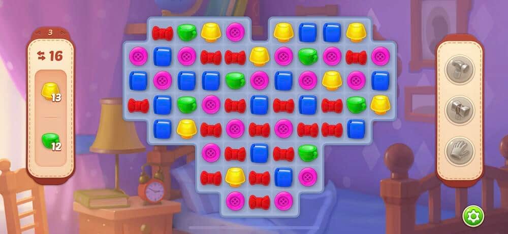 気がつけばパズルを解かされている（「ホームスケイプ」ゲーム中のスクリーンショット）