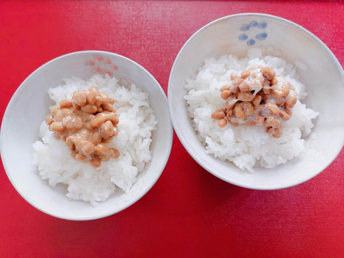 ごはんの甘みとの相性が良い「砂糖入り納豆」