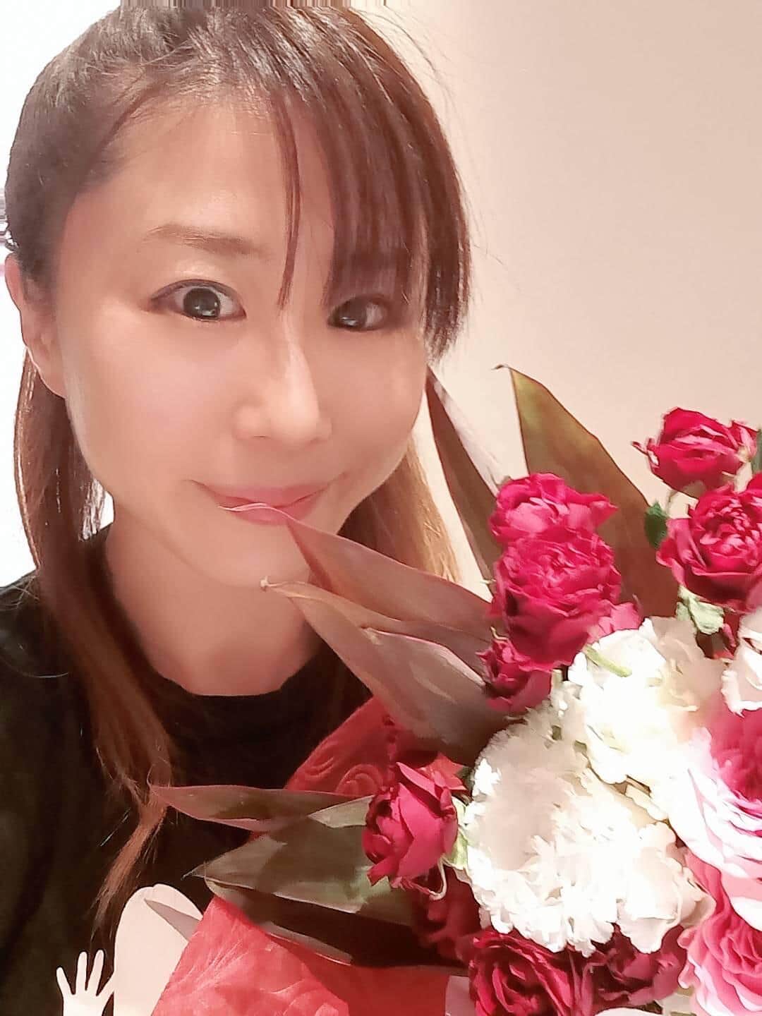 たくさんの方にお花を頂きました。感謝！