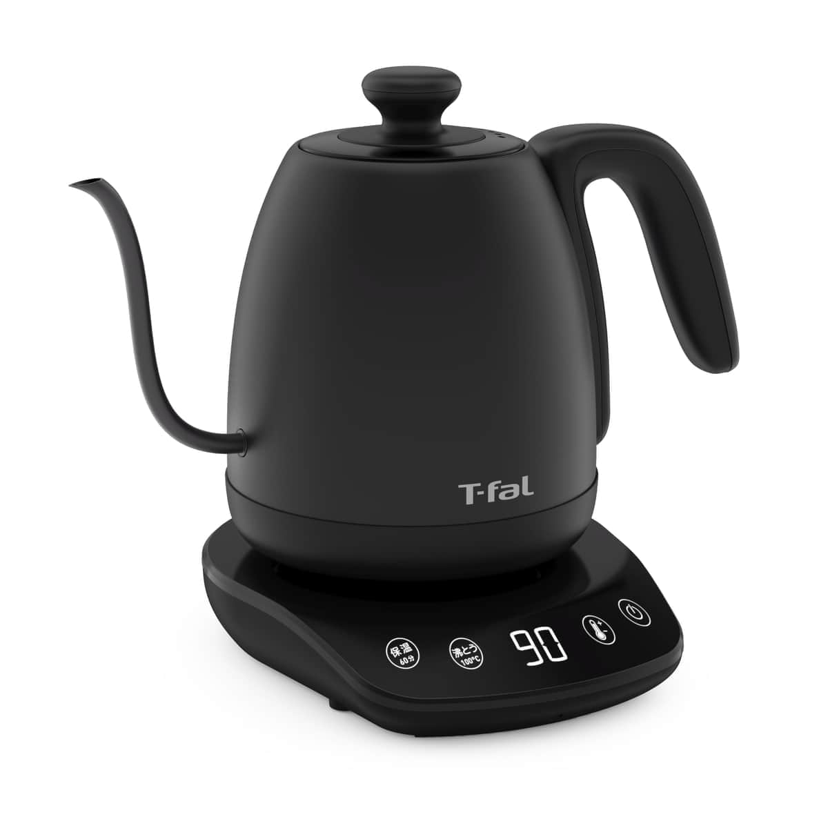 「ティファール」シックなデザインの電気ケトル　最適な湯温と注ぎ方を手軽に
