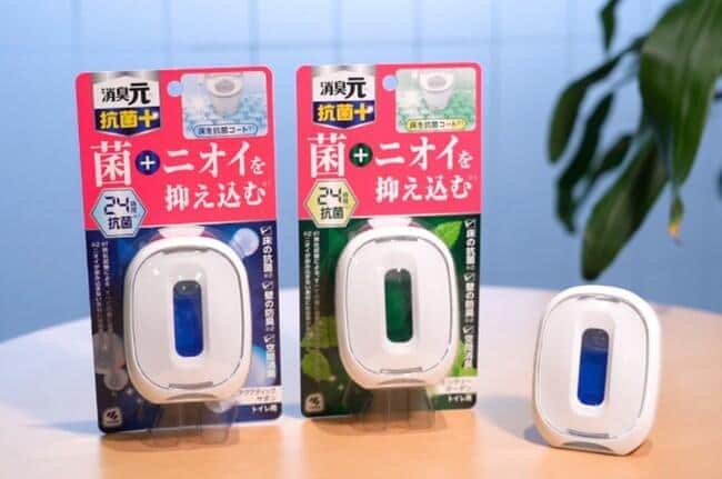小林製薬「トイレの消臭元　抗菌＋」　消臭・防臭に床の抗菌まで