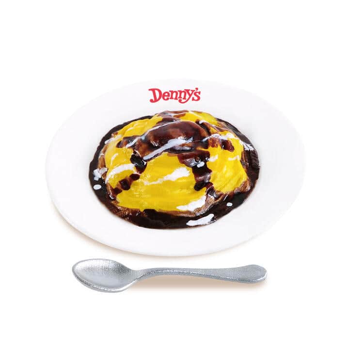 「デニーズ」人気メニューのミニフィギュア　「とろ～り卵とチーズのオムライス」ほか