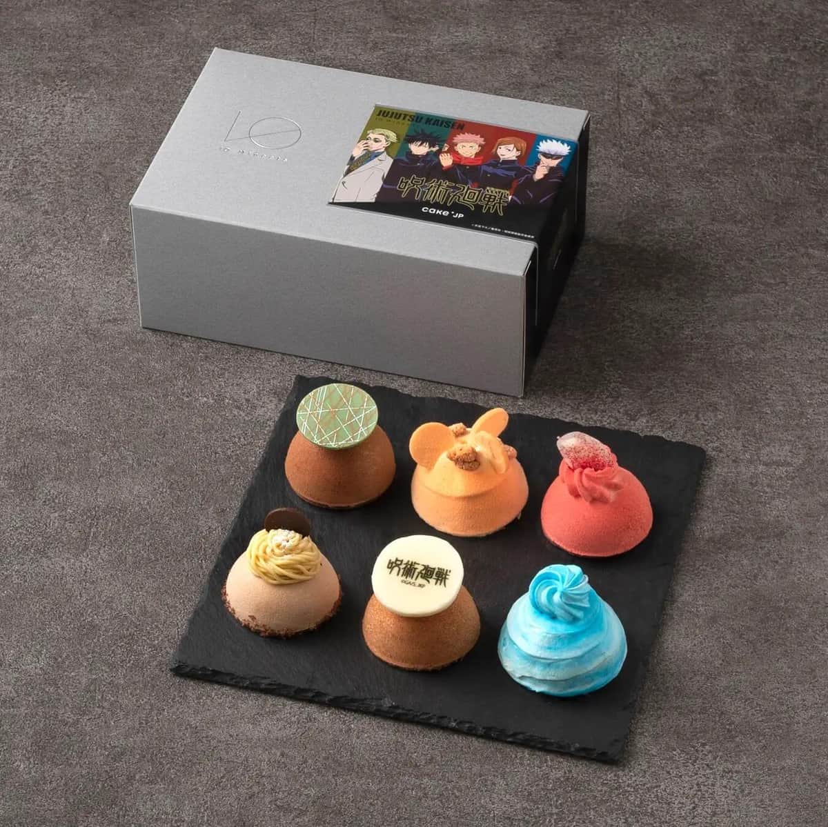 「呪術廻戦」と「Cake.jp」コラボ　6種のプチケーキ