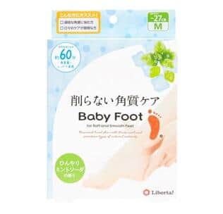 爽やかなフットパックで角質ケア　「ベビーフット ひんやりミントソーダの香り」