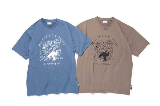 「FUJI ROCK FESTIVAL '22」とコラボレーションした「ROCK TO ROAD SHORT SLEEVE TEE(ロックトゥーロードＴシャツ)」