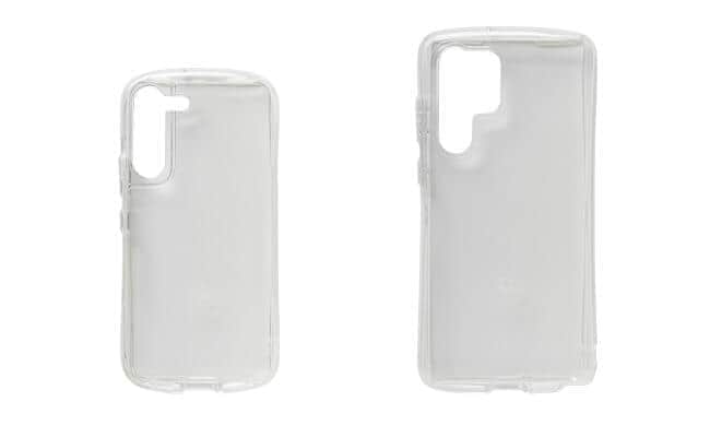 Galaxy「S22」「S22 Ultra」クリア素材ケース　スマホ本体のデザイン楽しめる