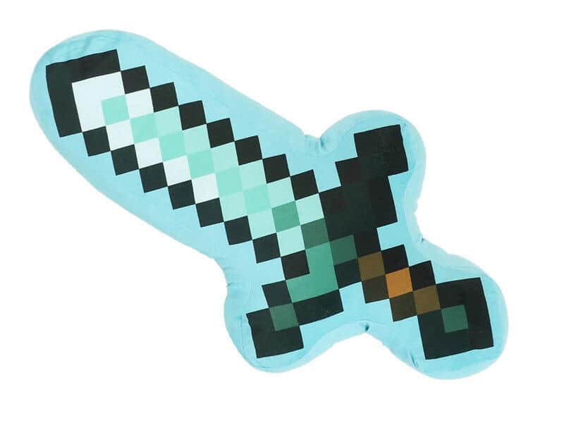 「ダイヤの剣」のダイカットクッションも