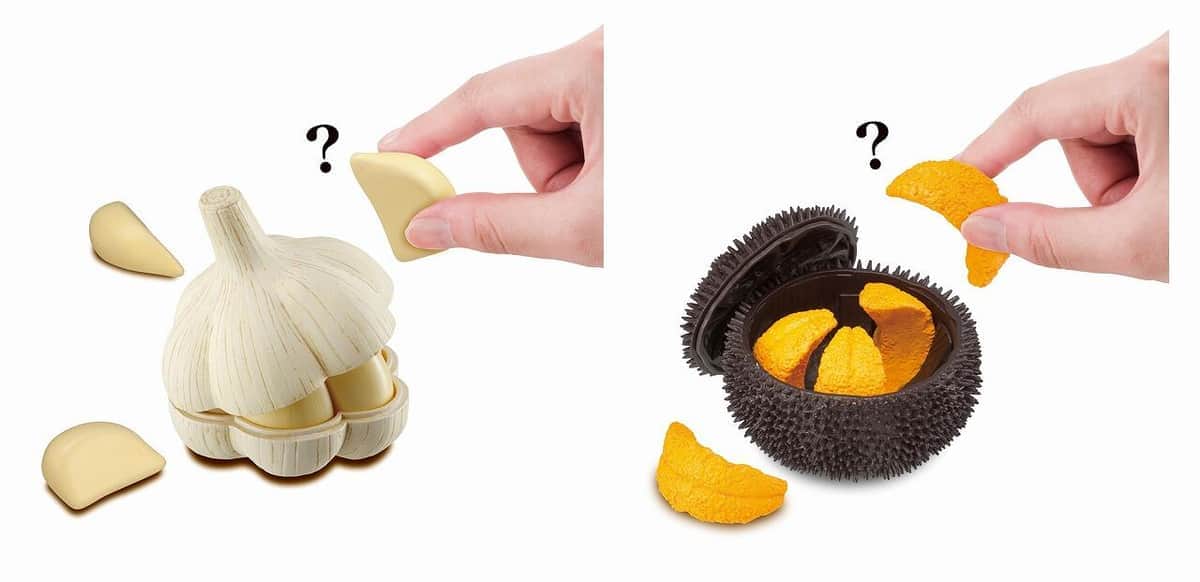 立体パズル「解体パズル」に新シリーズ　第1弾は「にんにく」と「うに」