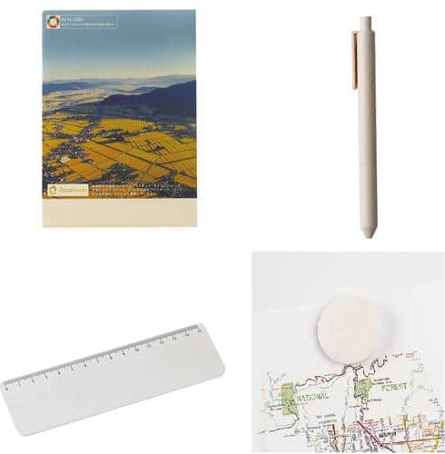 コメ(非食用)由来の、国産バイオマスプラスチック「ライスレジン」を使用