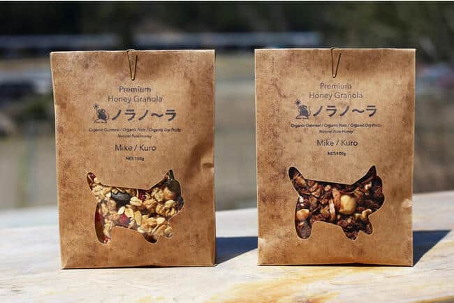 はちみつグラノーラ「ノラノーラ［ミケ／クロ］」