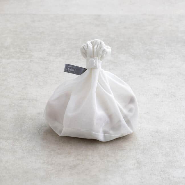 ファスナーレスで長く使える　「フランドリー・やさしく洗う巾着型ネット」