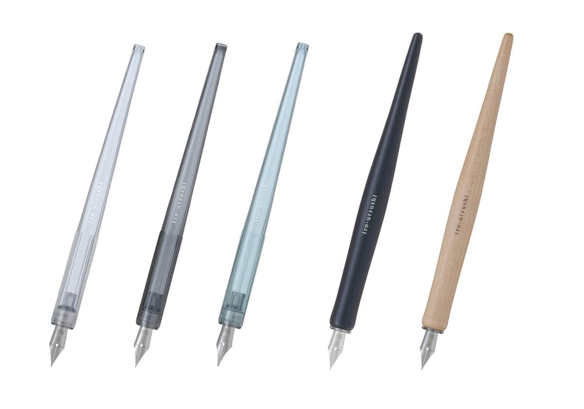 つけペンタイプの筆記具　万年筆のペン先を採用