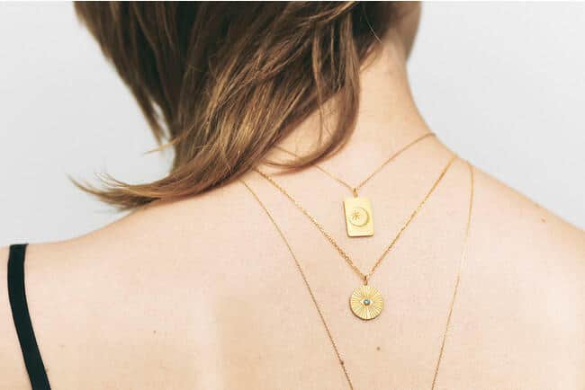 ラボグロウンダイヤモンドをあしらったチャーム